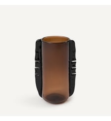 Vase en verre soufflé à la bouche, H32 cm AM.PM