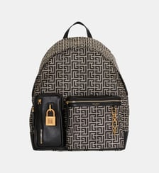 Sac à dos Pulse en jacquard monogramme Balmain