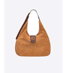 Big hobo bag en daim et cuir Pinko