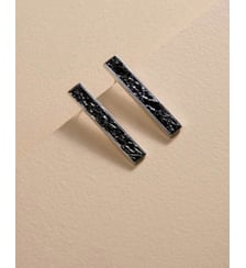 Boucles d'oreilles Lou Gala noir Flowers for Zoe