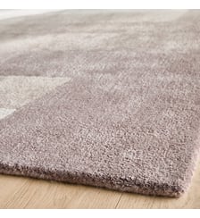 Tapis tufté à la main, en lyocell et laine AM.PM