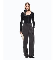 Pantalon carotte portefeuille Pinko