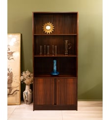 Bibliothèque en bois Madeleine N°32- Produit chiné Debongout