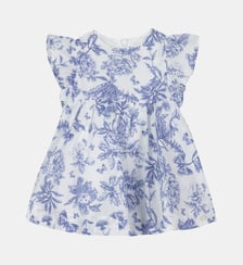 Robe -  coton imprimé inspiration toile de jouy Tartine Et Chocolat