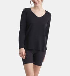 T-shirt Col V Isolant Thermal Dim