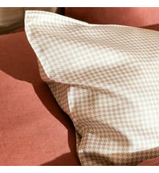 Taie d'oreiller en soie, RÊVE DE SOIE Blanc Cerise