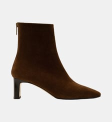 Nora - Bottines En Cuir Chèvre Cognac Parallèle