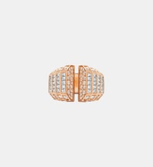 Bague Meaningful Diamants et Or Rose Statement