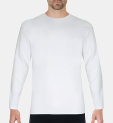 T-shirt col rond manches longues  PUR COTON PREMIUM Eminence