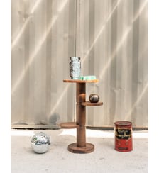 Sellette en bois Francine N°1088- Produit chiné Debongout