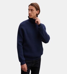 Pull col roulé à côtes Bompard