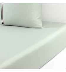 Drap housse en satin de coton Boss Home