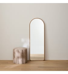 Grand miroir, forme arche, plaqué chêne, longueur 42 x hauteur 120 cm La Redoute Interieurs