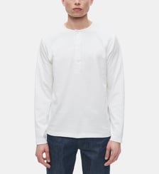 T-shirt droit coton manches longues Fursac