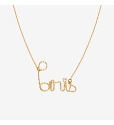 Collier doré paris - bling Caroline Najman