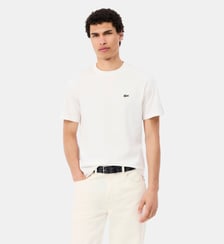 T-shirt coton épais bande siglée Lacoste