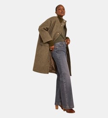 Manteau En Laine Motif Chevrons Magda Maison 123