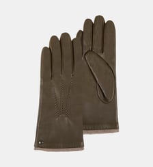 Gants en cuir d'agneau pleine fleur, doublés cachemire Isotoner