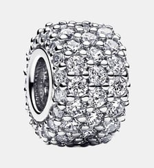 Charm Triple Rang Pavé Scintillant Pandora