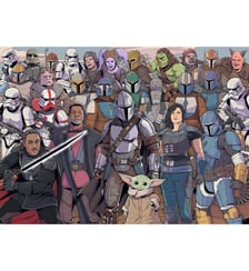 Puzzle 1000 pièces - Baby Yoda / Star Wars Mandalorian (Challenge Puzzle) Ravensburger