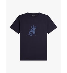 T-shirt brando manches courtes avec sérigraphie lézard Agnès b.