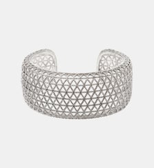 Bracelet manchette   doré à l'or fin - Betty Satellite