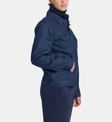 blouson Senga en denim bleu Agnès b.