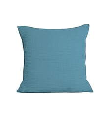 Housse de coussin en gaze de coton, SIMPLEMENT GAUFRÉ Blanc Cerise