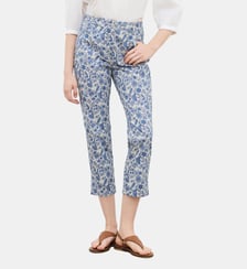 Pantalon pasonataprint - Motif floral - Coupe slim Caroll