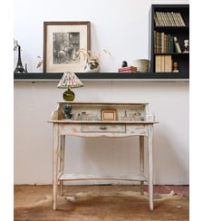 Secrétaire romantique en bois clair Honoré N°227- Produit chiné Debongout