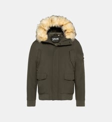 Blouson à capuche avec fausse fourrure amovible Schott