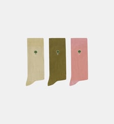Chaussettes x3 hauteur mi-mollet Faguo