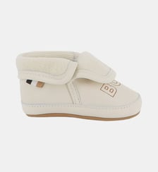 Chaussons souples en cuir de mouton BOSS Kidswear
