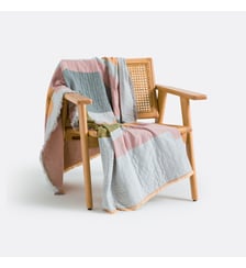 Plaid jacquard à motifs, bords frangés La Redoute Interieurs