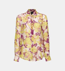 Chemise à imprimé iris Pinko
