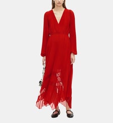 Robe longue plissée The Kooples