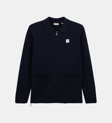 Gilet manches longues zippé en coton Monza Serge Blanco