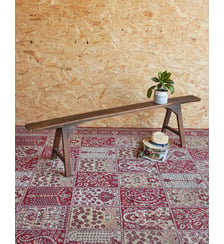 Banc de ferme en bois Antoine N°432- Produit chiné Debongout