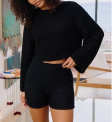 Top Black Twist Noo