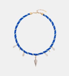 Collier cordon pampilles NINE Hipanema