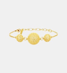 Bracelet réglable   doré à l'or fin - Betty Satellite