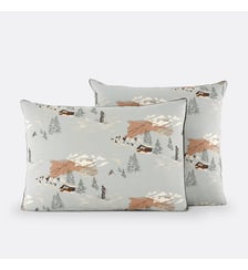Taie d'oreiller percale de coton La Redoute Interieurs