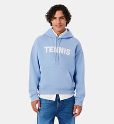 Sweatshirt à capuche imprimé tennis Lacoste