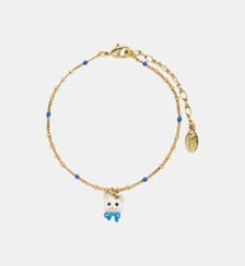 Bracelet pendentif chat Les Néréides