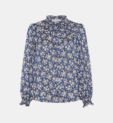 Chemise à fleurs et lurex - CASY Gerard Darel