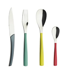 Coffret 24 Couverts Lame Scie - Quartz Degrenne