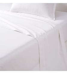 Drap plat en percale de coton Desforges