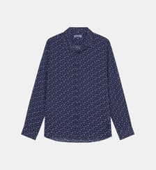 Chemise en voile de coton Micro Ronde Des Tortues Vilebrequin