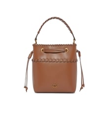 Petit sac seau en cuir avec fils Pinko