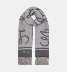 Étole Jacquard avec Logo Liu Jo